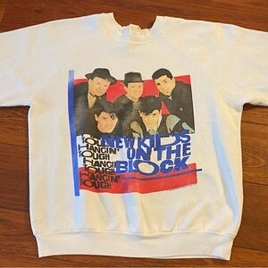 Rare Vintage New Kids On The Block 1989 Hangin’ Tough Sweatshirt 80s